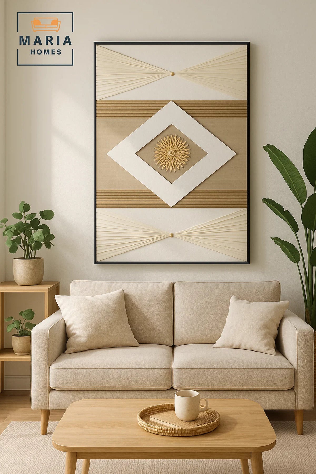 Modern Geometric Wall Art Abstract Textured Canvas Luxury Home Decor 120_80
