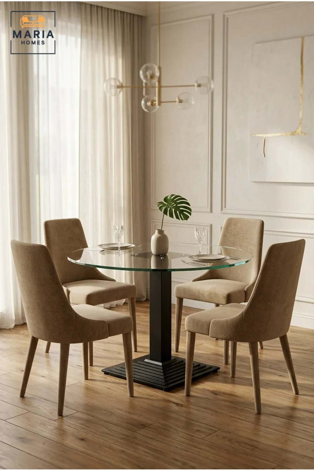 74 cm Metal Pedestal Table Base with Square Floor Plate and Top Mounting Bracket, Heavy-Duty Support Stand for Dining, Café and Restaurant Tables