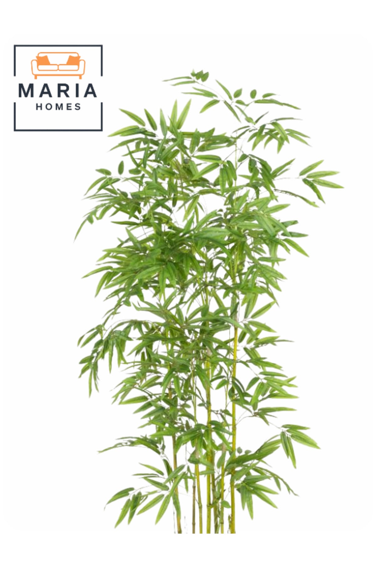 Artificial Bamboo Tree 185 cm Ð Tall Decorative Plant with Modern White Pot
