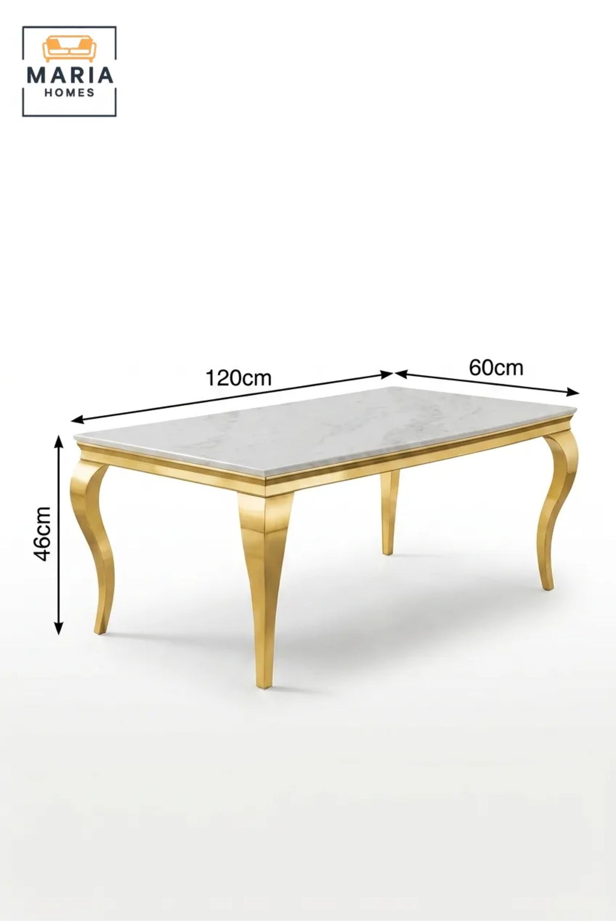 Luxury Marble Dining Table with Gold Metal Base √ê Modern Rectangular Dining Table for Dining Room & Hospitality Spaces