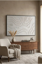 Textured Wall Art 80_120 | Abstract Canvas DŽcor | Modern Minimalist Artwork