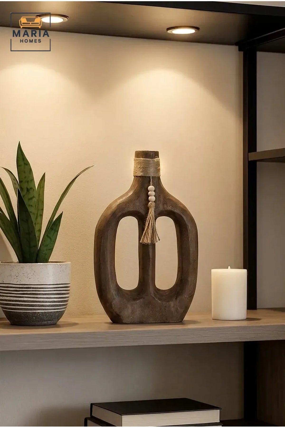 Modern Decorative Vase – Home Décor Accent for Living Room & Office
