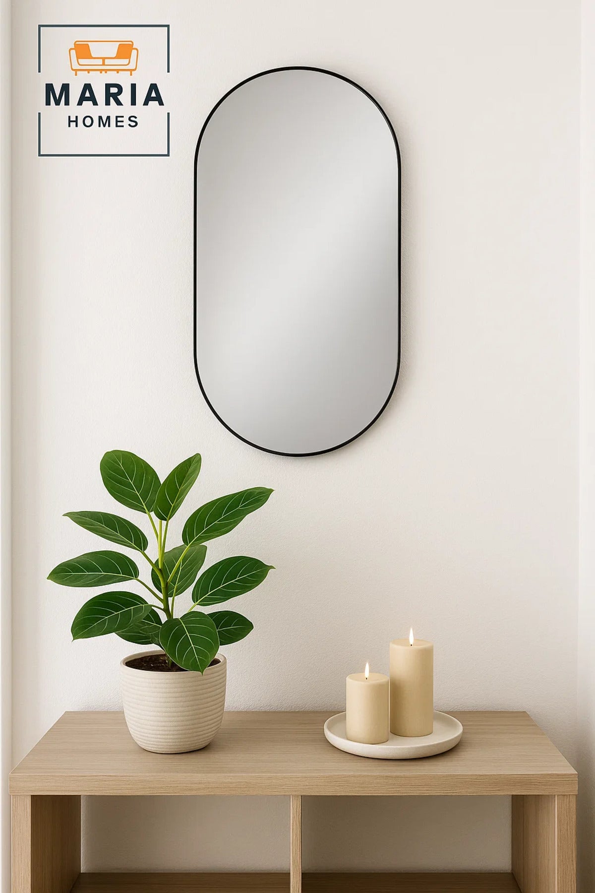 Oval Wall Mirror Modern Decorative Bathroom Mirror Bedroom Vanity Mirror Home D≈Ωcor 120x60