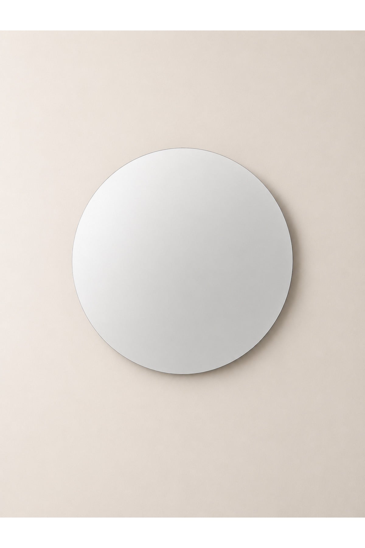 Modern Round Wall Mirror √ê Frameless Minimalist Decorative (80 _ 80 CM) modern round
