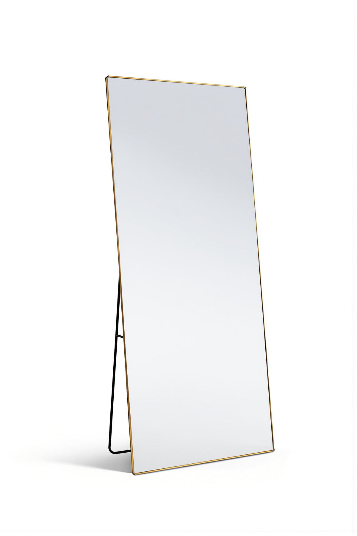 Premium Gold Full Length Floor Mirror Standing Bedroom Dressing Mirror HD Clarity Large Size 180x60