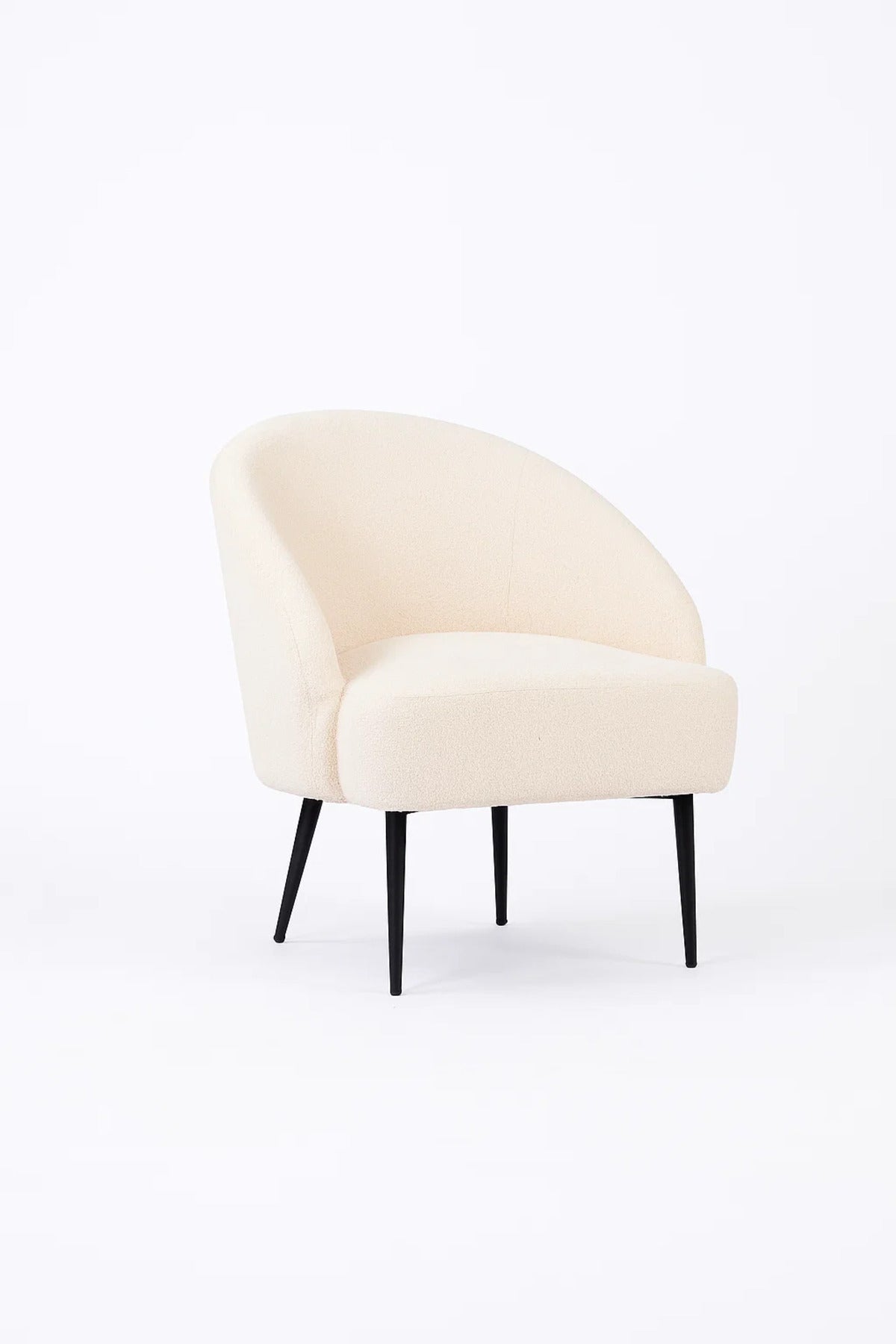Modern Fabric Accent Armchair, Lounge Chair for Living Room, Bedroom & Office Cabin