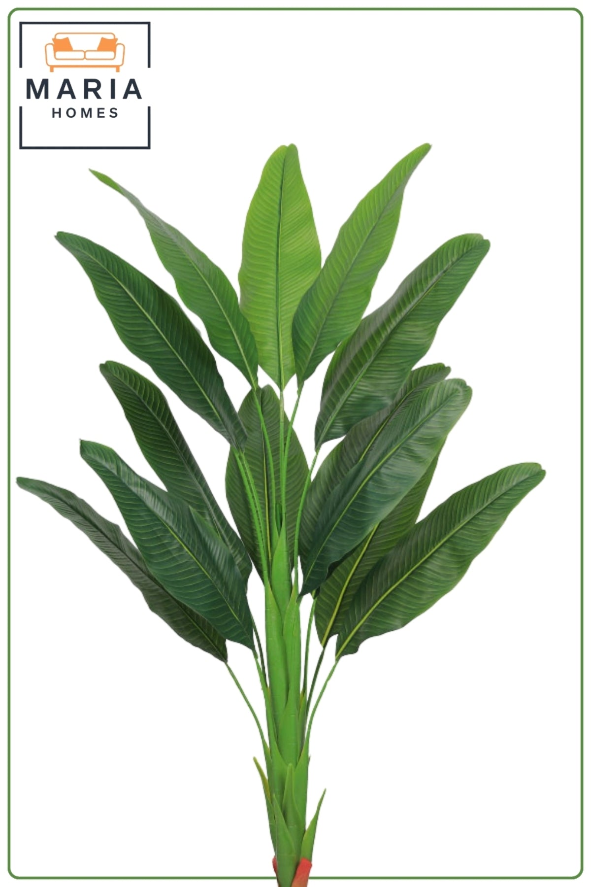 Artificial Bird of Paradise Tree 145 cm with Gold Pot – Decorative Indoor Plant