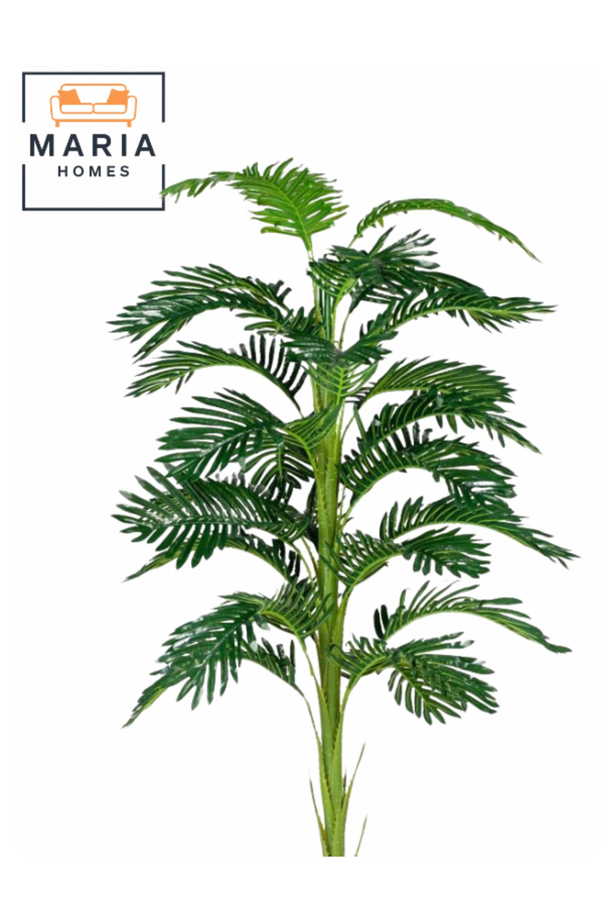 Artificial Palm Tree 160 cm – Tall Decorative Plant with Woven Basket Pot for home & office