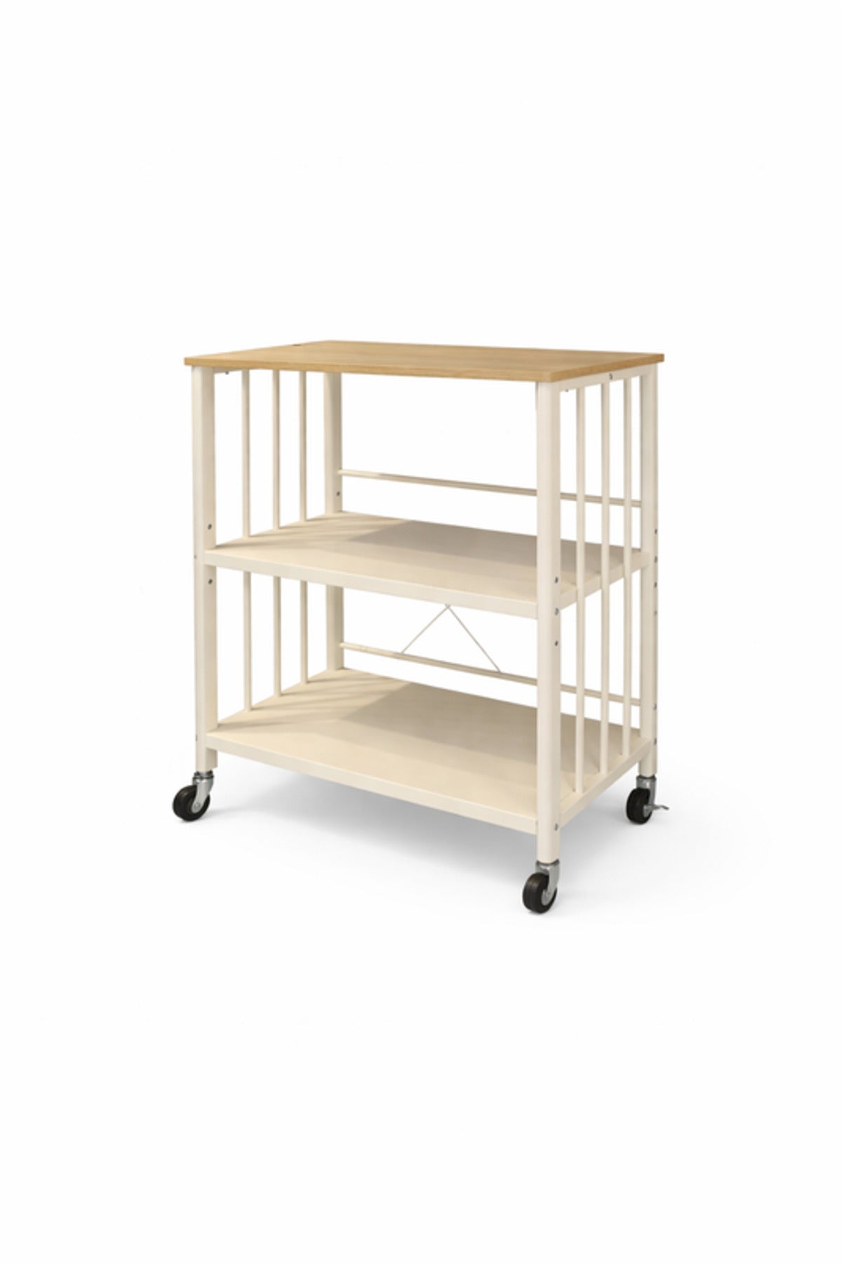 Mobile Storage Shelf with Wheels 60_40_80 cm Multi-Purpose Organize