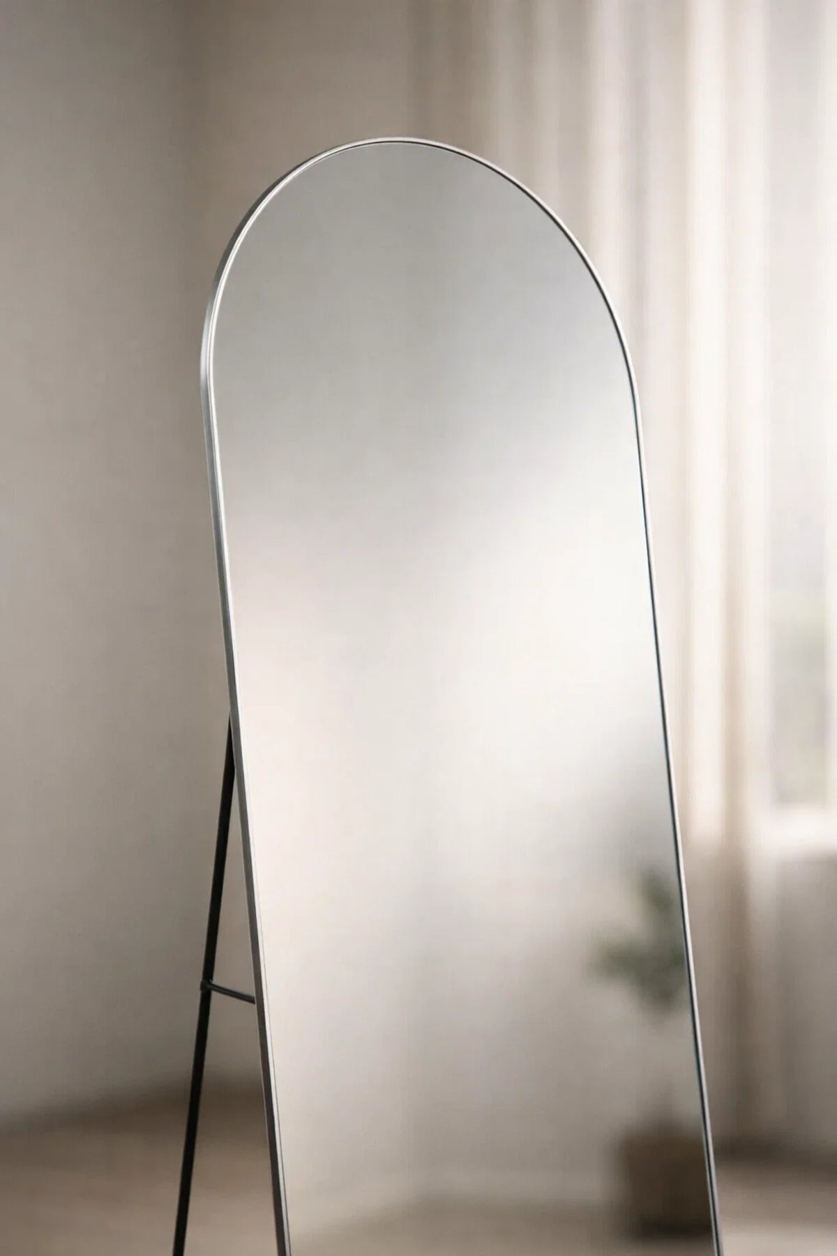 Silver Arch Standing Floor Mirror 180x70cm Full Length Bedroom silver arch standing