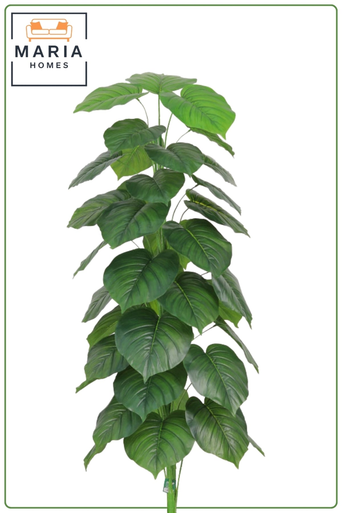 190 CM Artificial Philodendron Tree with Marble Design with Pot – Indoor Decor Plant
