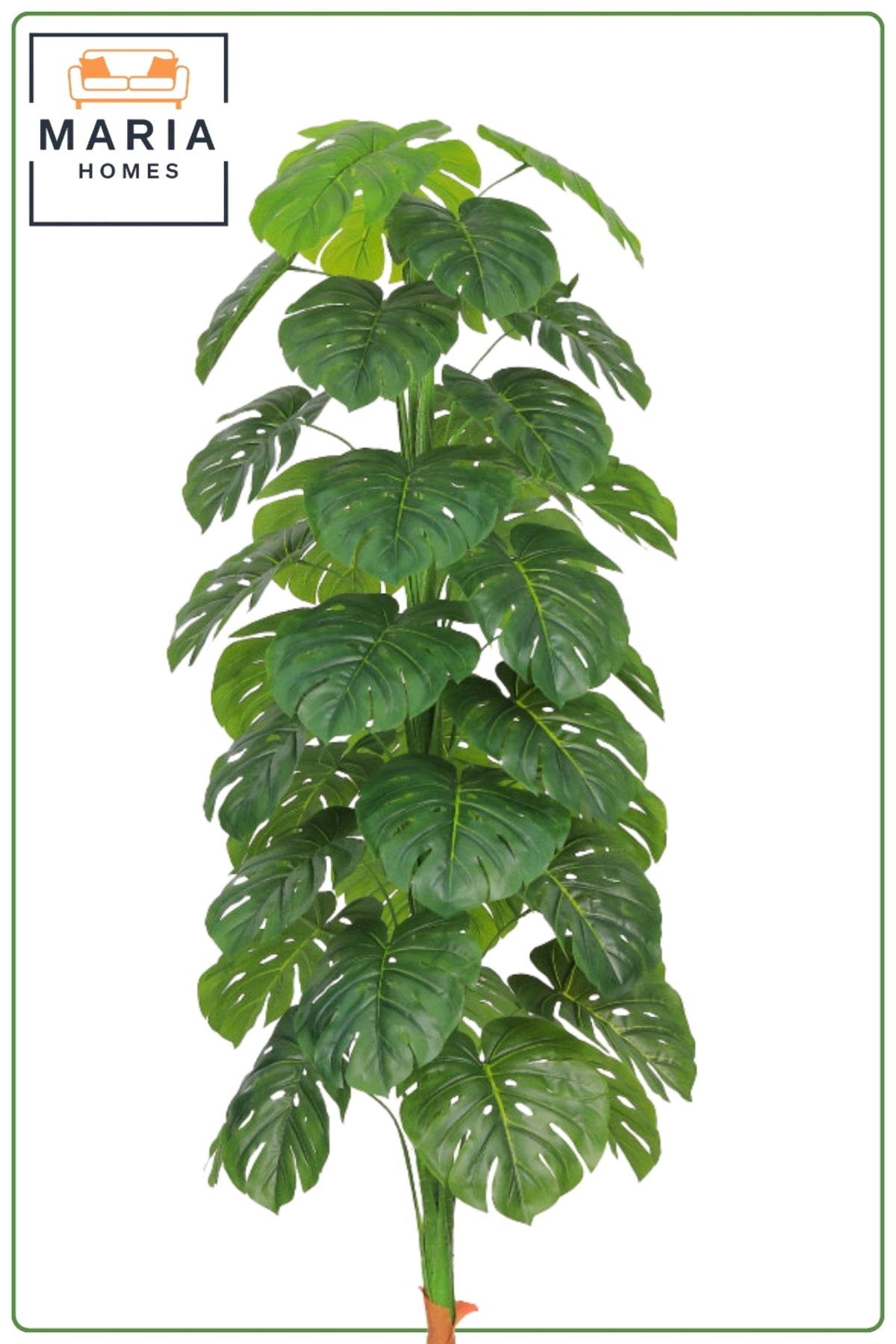 190 CM Artificial Monstera Tree with Marble Design with Pot – Indoor Tropical Plant