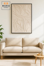 Modern 3D Wall Art Ð Large Abstract Decorative Panel for Living Room 120_80 cm