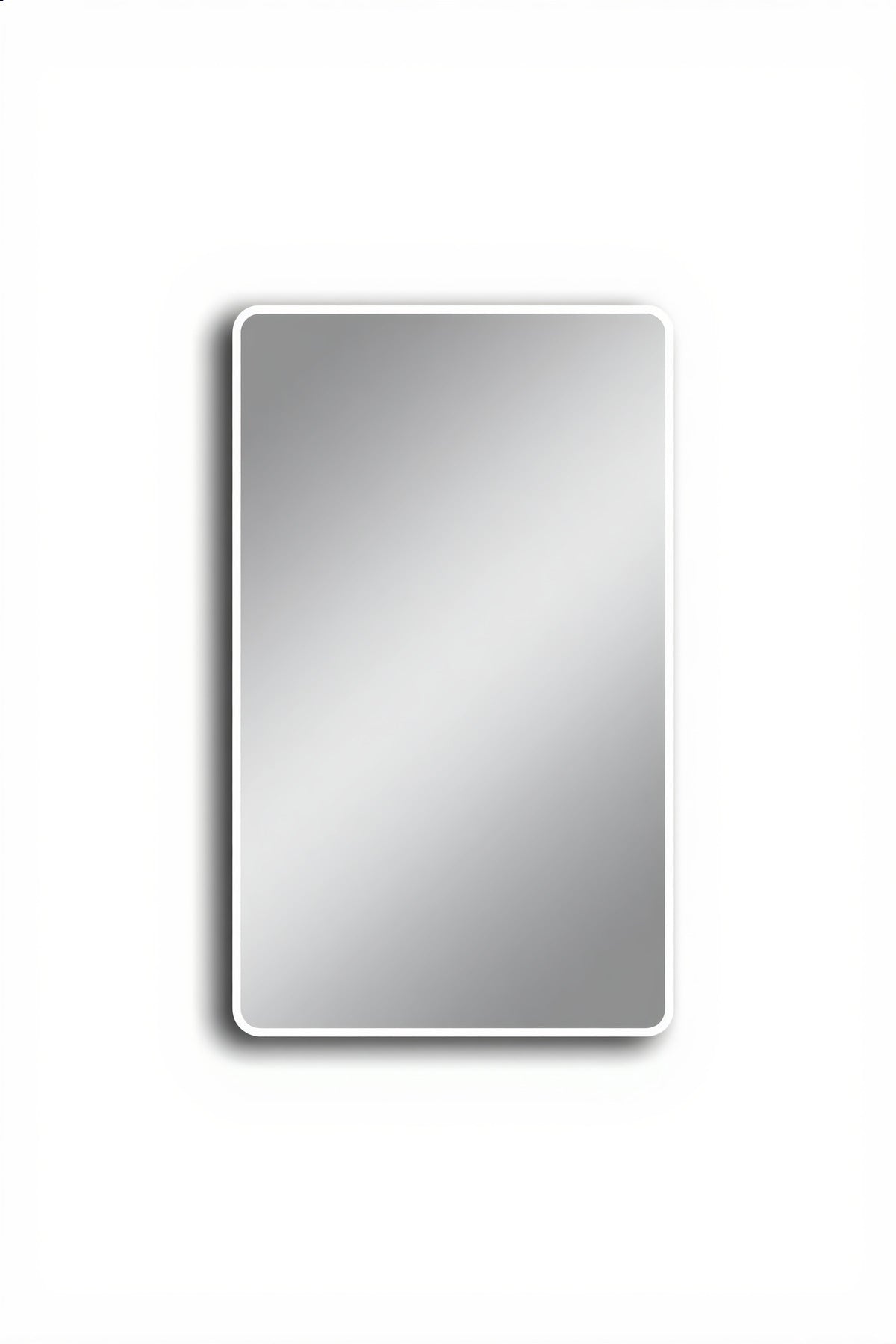 White Wall Mirror for Bedroom, Bathroom, Living Room, Dressing & Home D≈Ωcor 80x160 cm