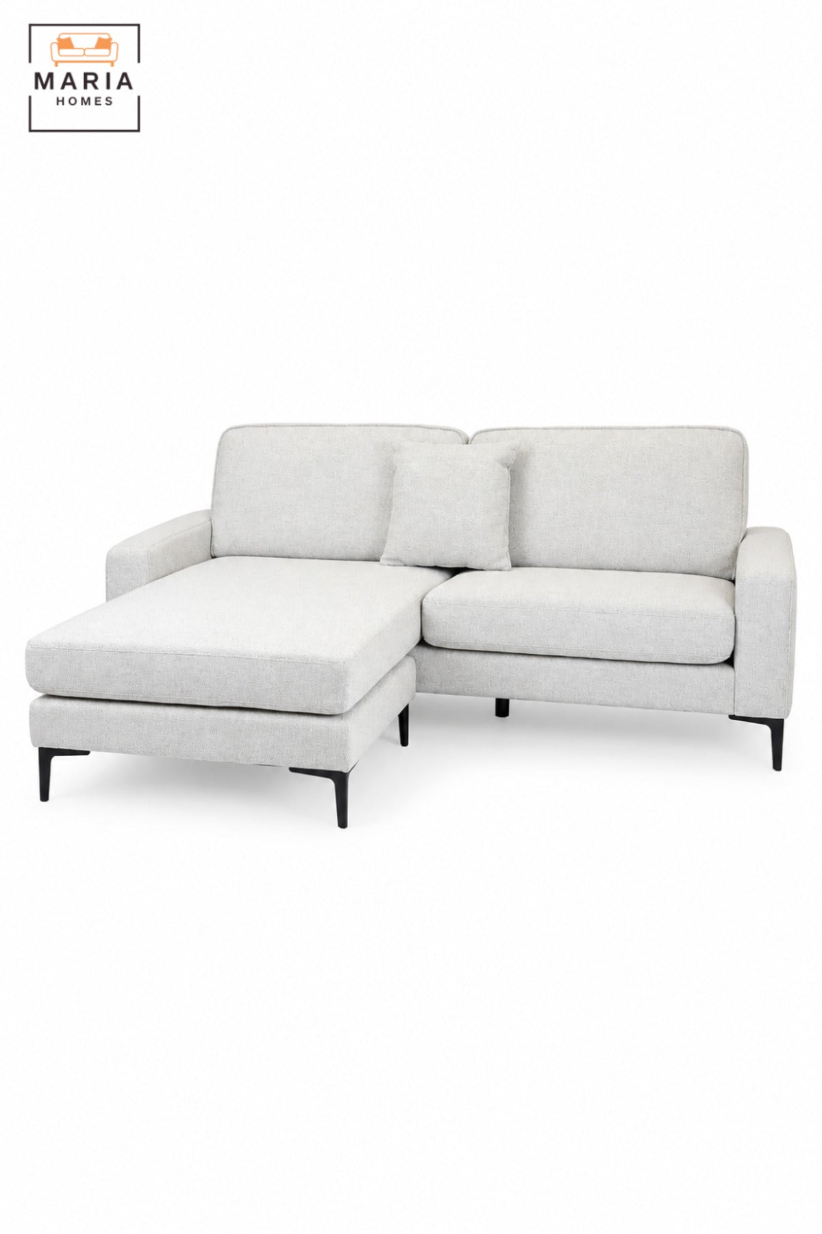 Large L-Shaped Sectional Sofa with Chaise Lounge, Soft Upholstered Cushions, Modern Contemporary Design for Living Room, Lounge & Apartment
