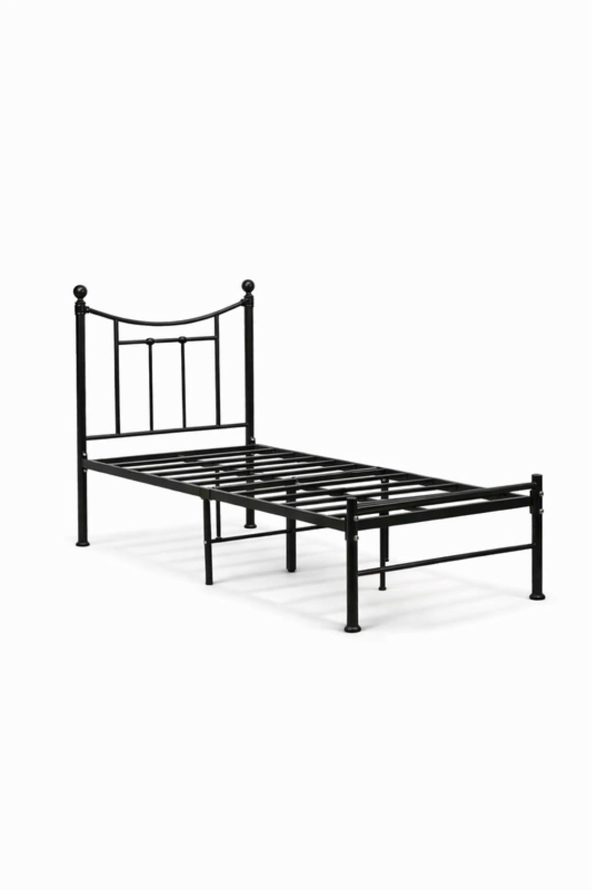 Black Metal Single Bed Frame durable and stylish sleeping space with this black metal