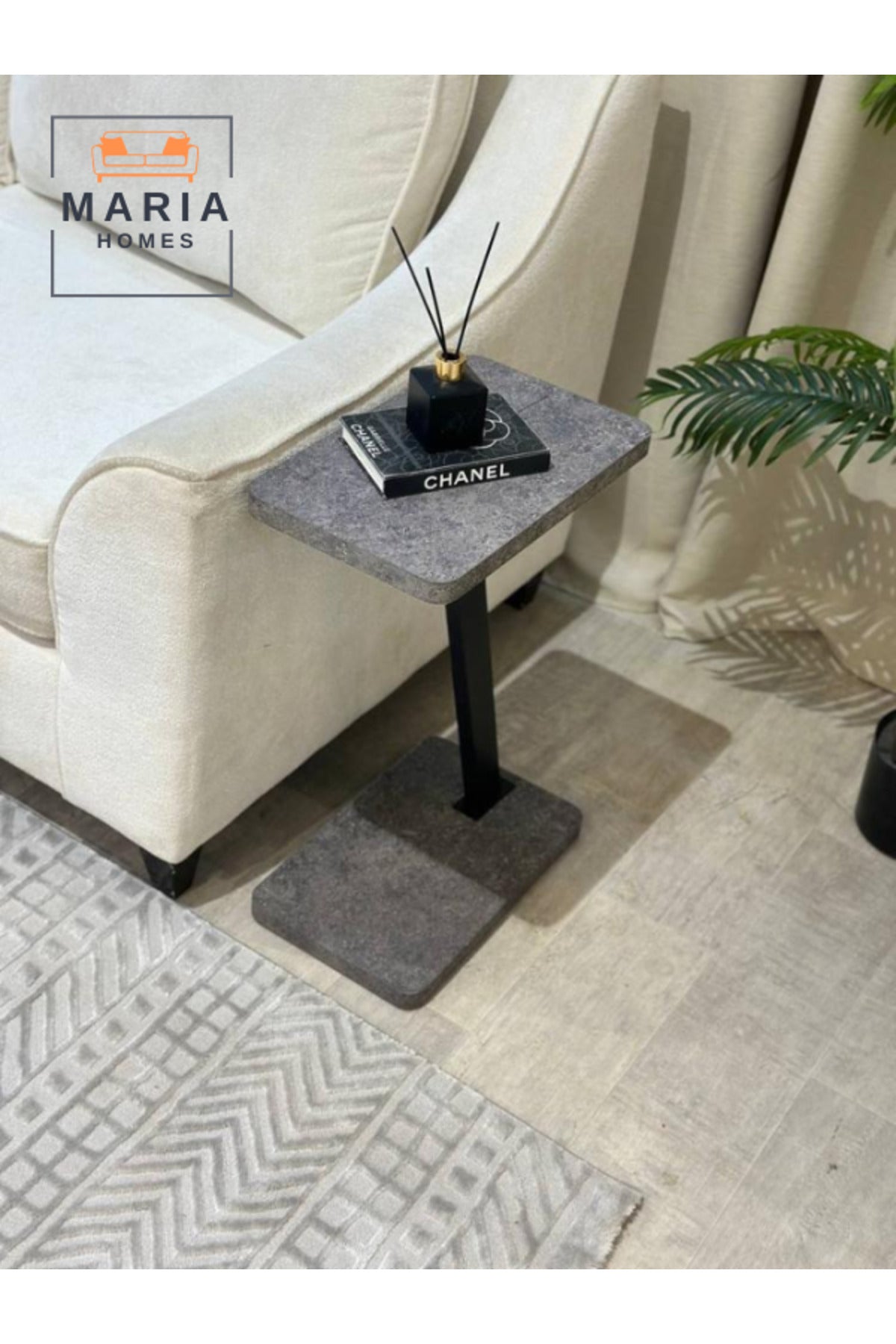 Modern Z-Shaped Side Table Stylish & Functional Perfect for Home & Office 25x40x60cm