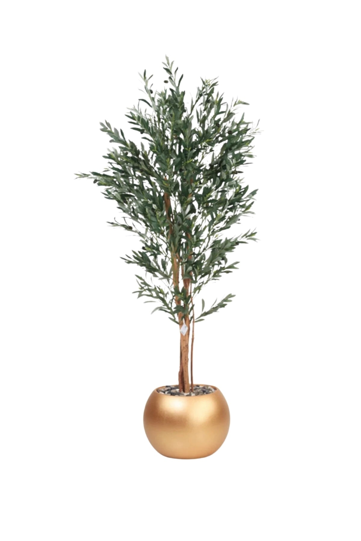 Artificial Olive Tree 180 cm – Indoor Decorative Plant with Gold Pot