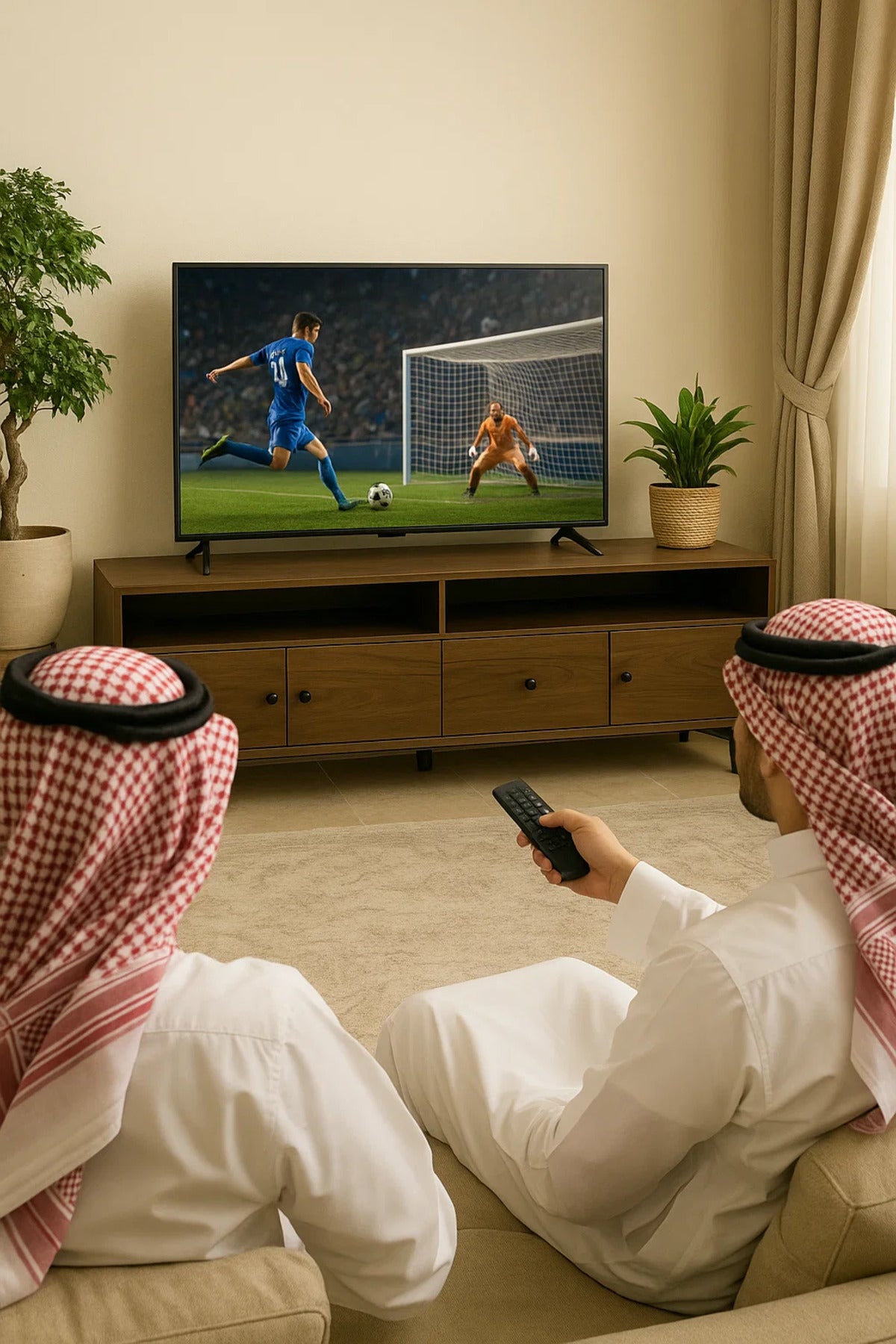 Modern Dark Brown TV Stand with 4 Cabinets and Open Shelves Ð 180x40x50 cm Wooden Entertainment Unit