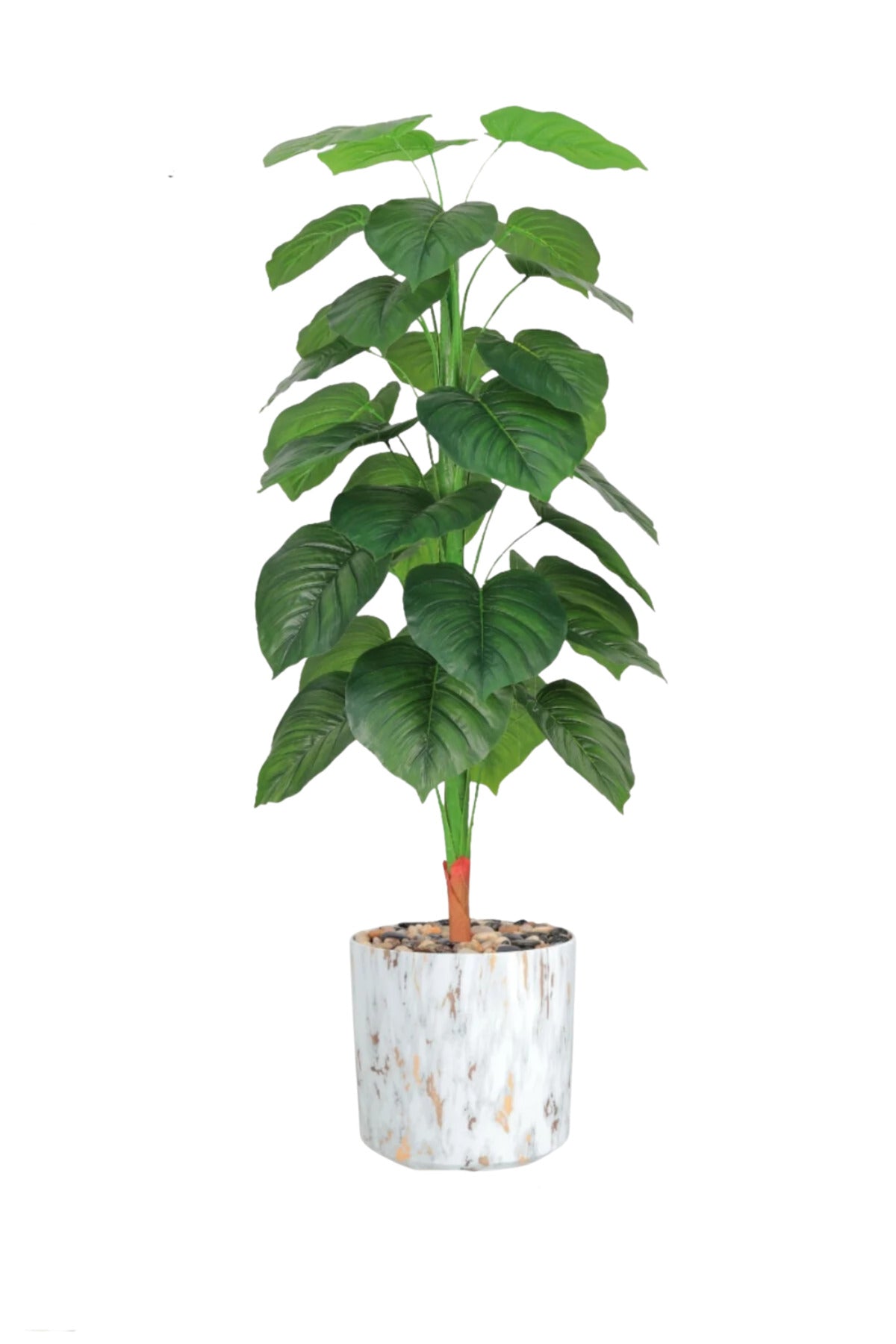 165 cm Artificial Heart Leaf Tree with with Pot – Realistic Indoor Decorative Plant
