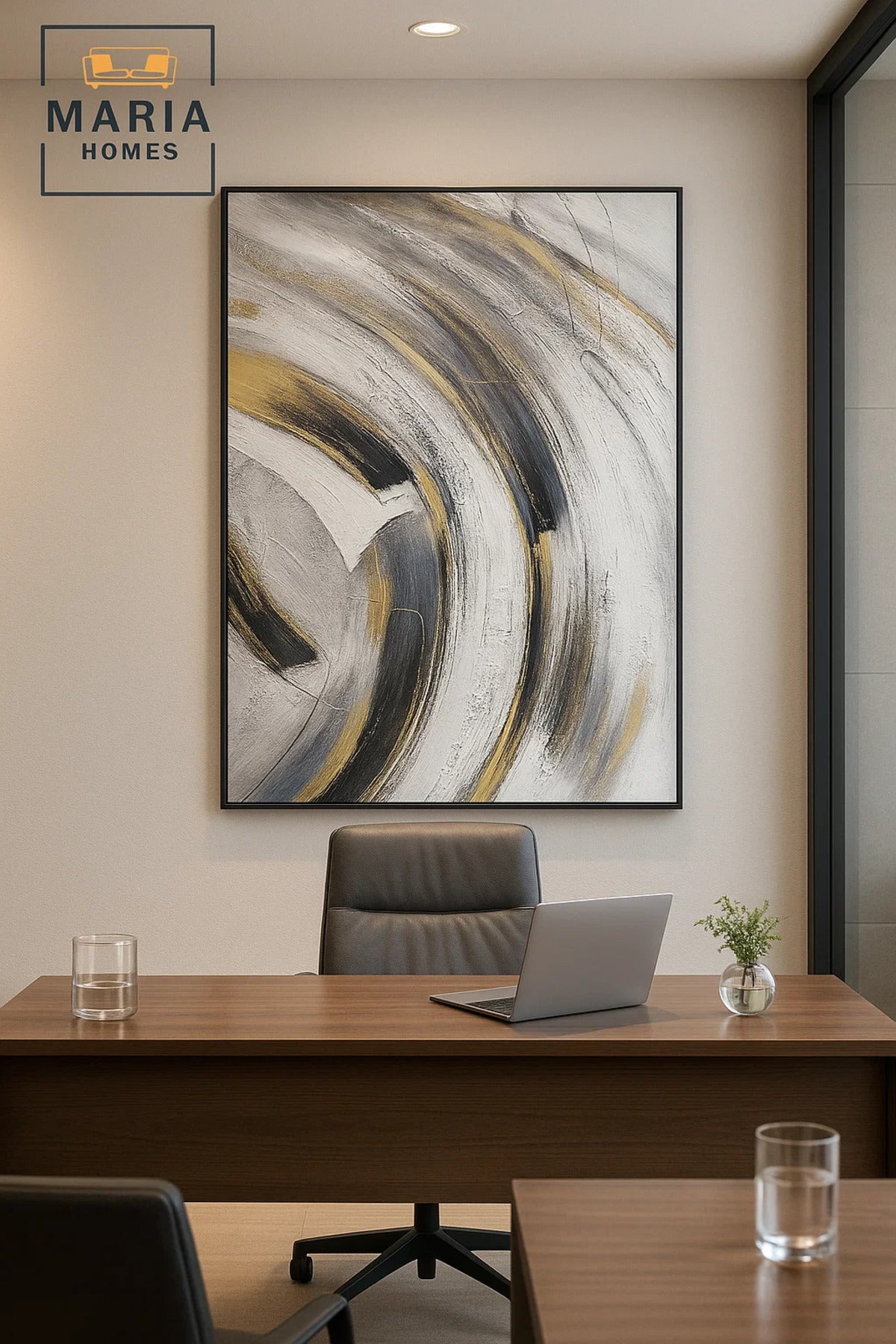 Modern Abstract Wall Art Ð Textured Decorative Canvas Ð Luxury Home Decor Painting