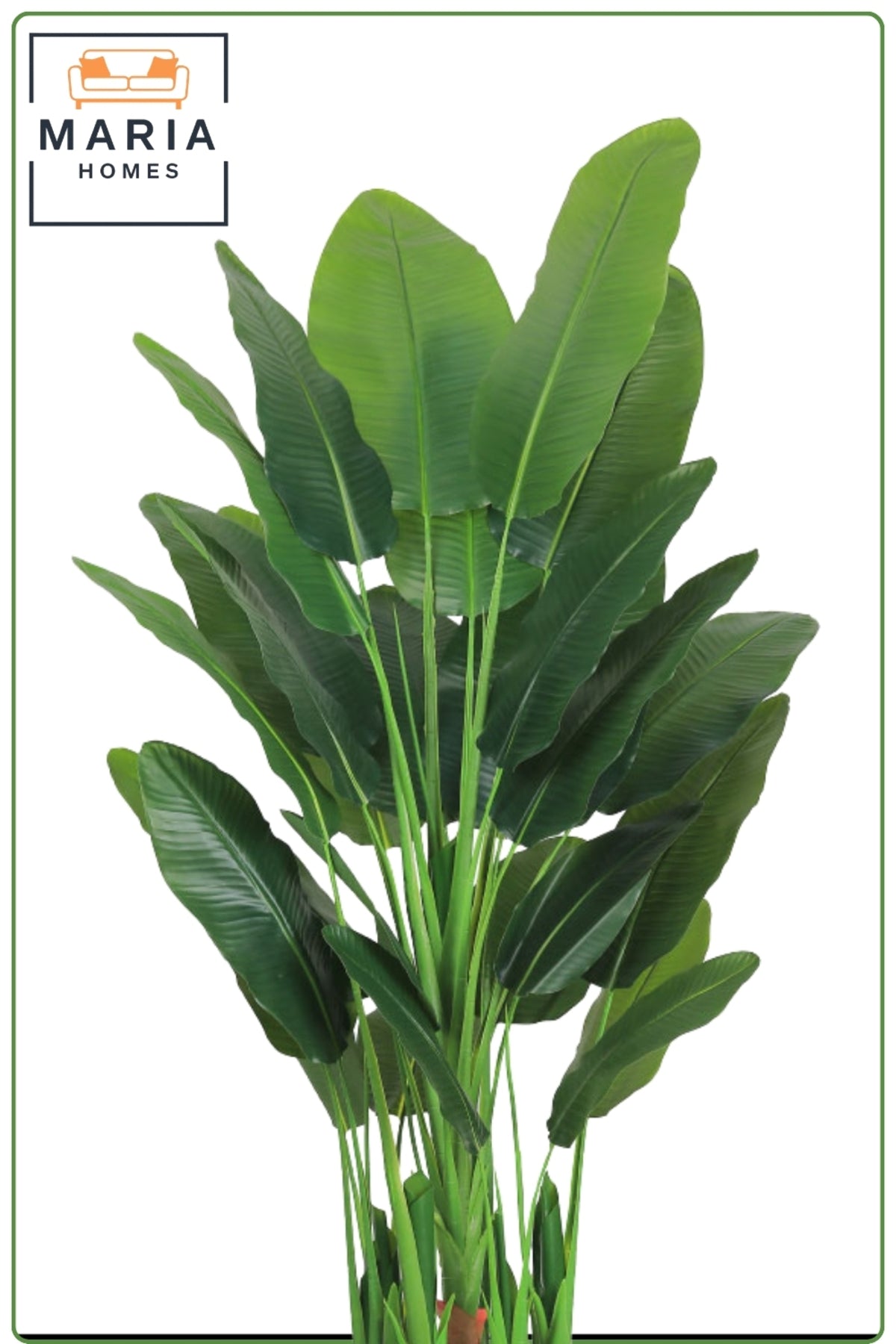 Artificial Banana Leaf Tree 220 cm with 8 Branches in Pot