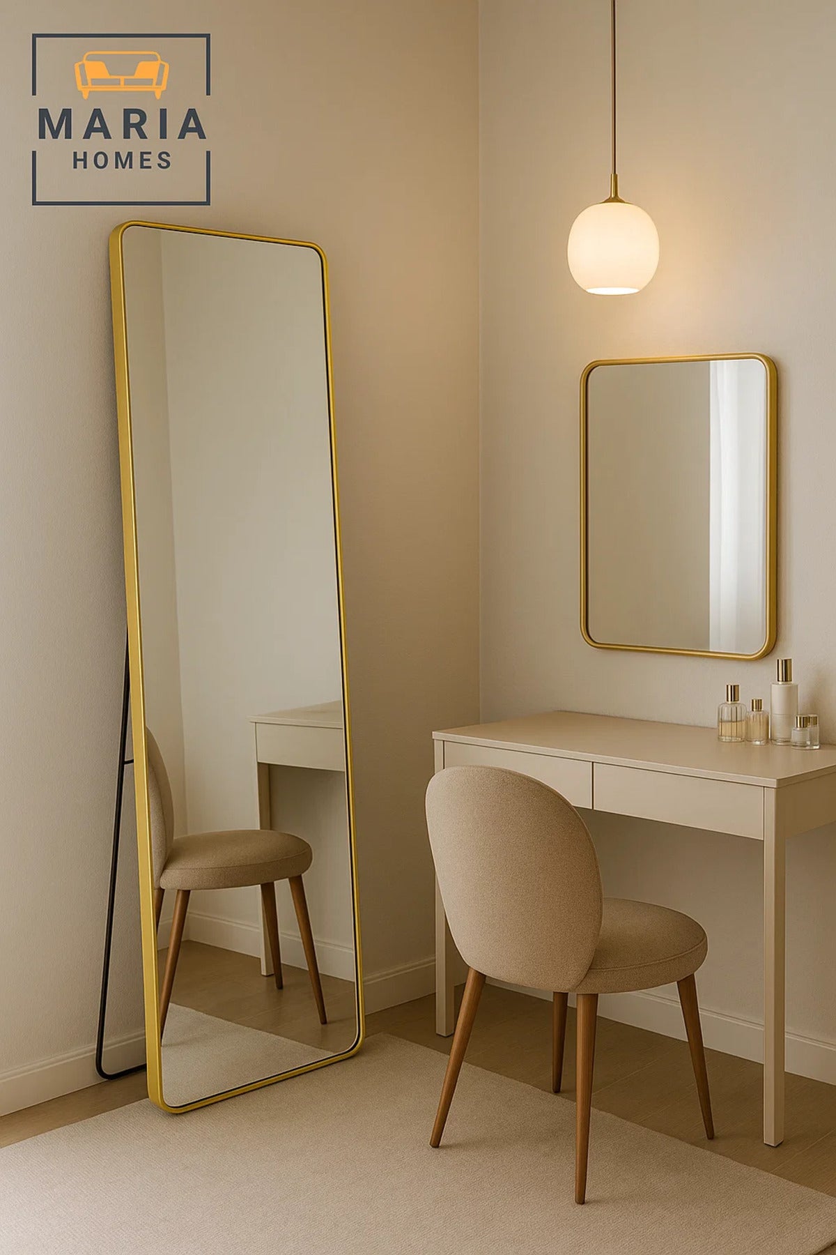Gold Full Length Standing Mirror Modern Dressing Floor Mirror Home D≈Ωcor Wall Mounted 160x40