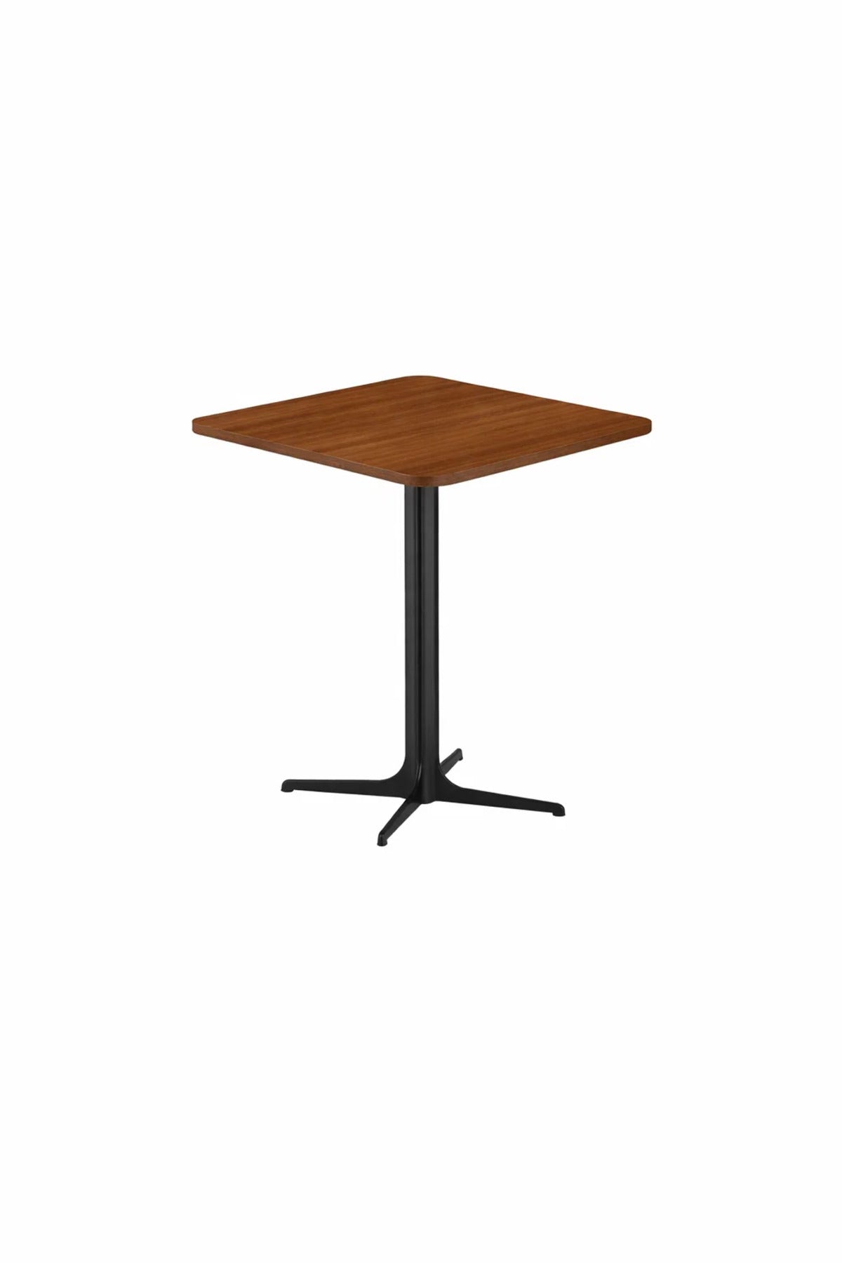 Brown Coffee Table with Black Base, 60x60x75 CM brown coffee table Dinner