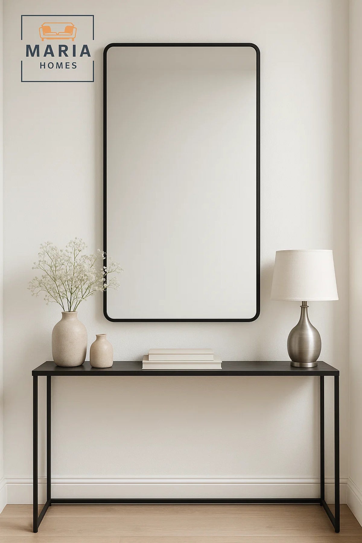 Black Wall Mirror for Bathroom Bedroom Living Room Dressing & Home D≈Ωcor √ê 100_60 cm