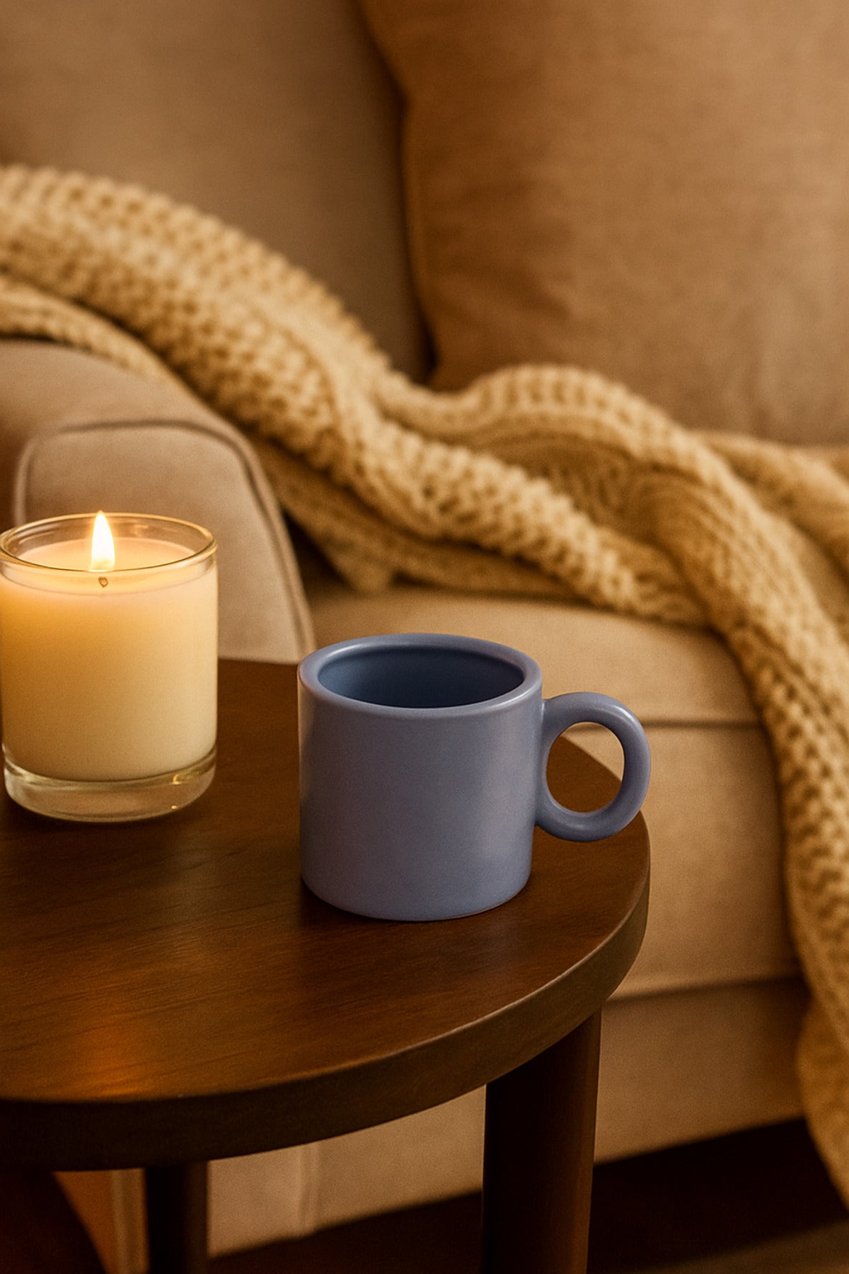 Light Blue Ceramic Mug Ð Minimalist Modern Coffee and Tea Cup
