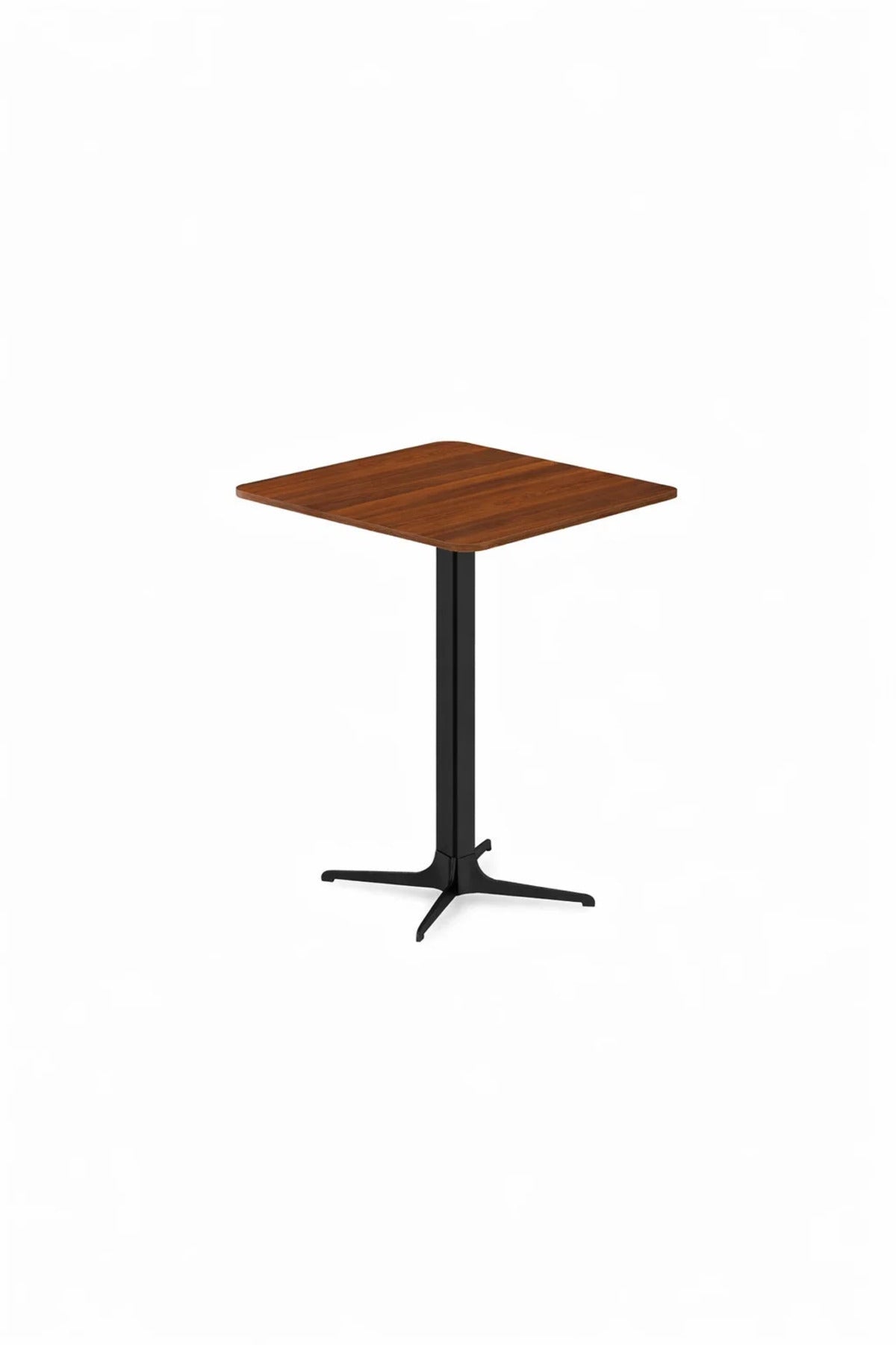 Brown Coffee Table with Black Base, 60x60x75 CM brown coffee table Dinner