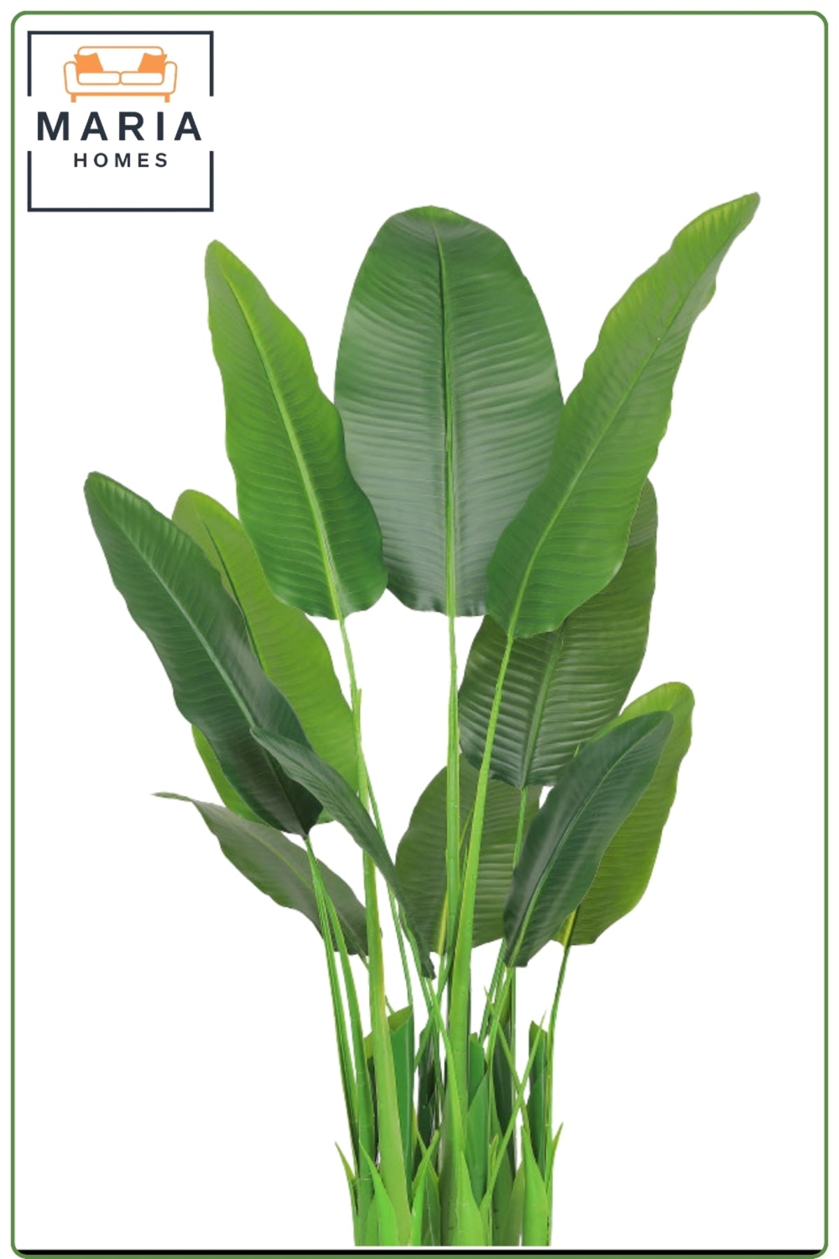 Artificial Banana Leaf Tree 220 cm with 8 Branches in Pot