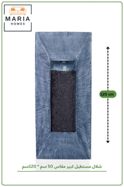 Large Blue Indoor Rectangular Wall Fountain Decorative Waterfall Feature 120x50 cm