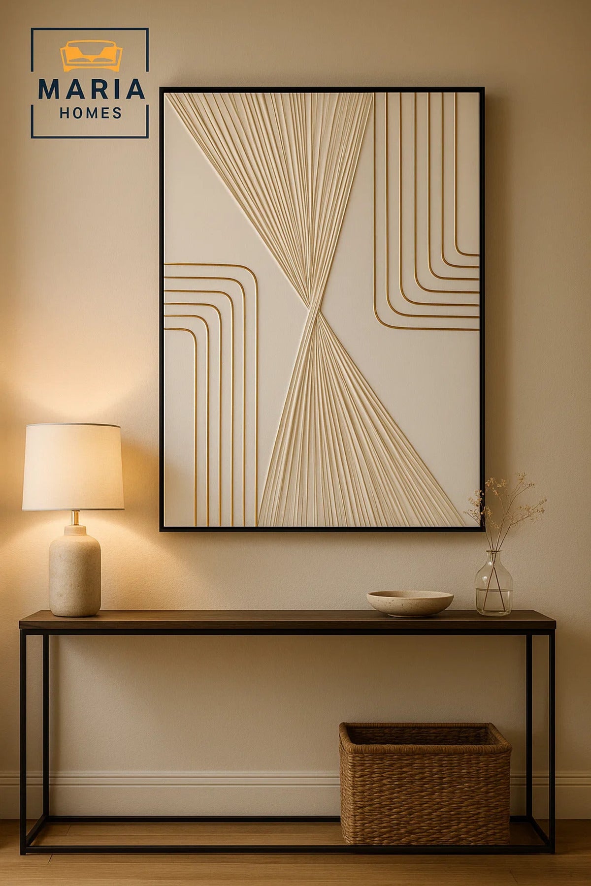 Modern Wall Art 150_100 √ê Abstract Frame & Luxury Geometric Wall Decor for Living Room