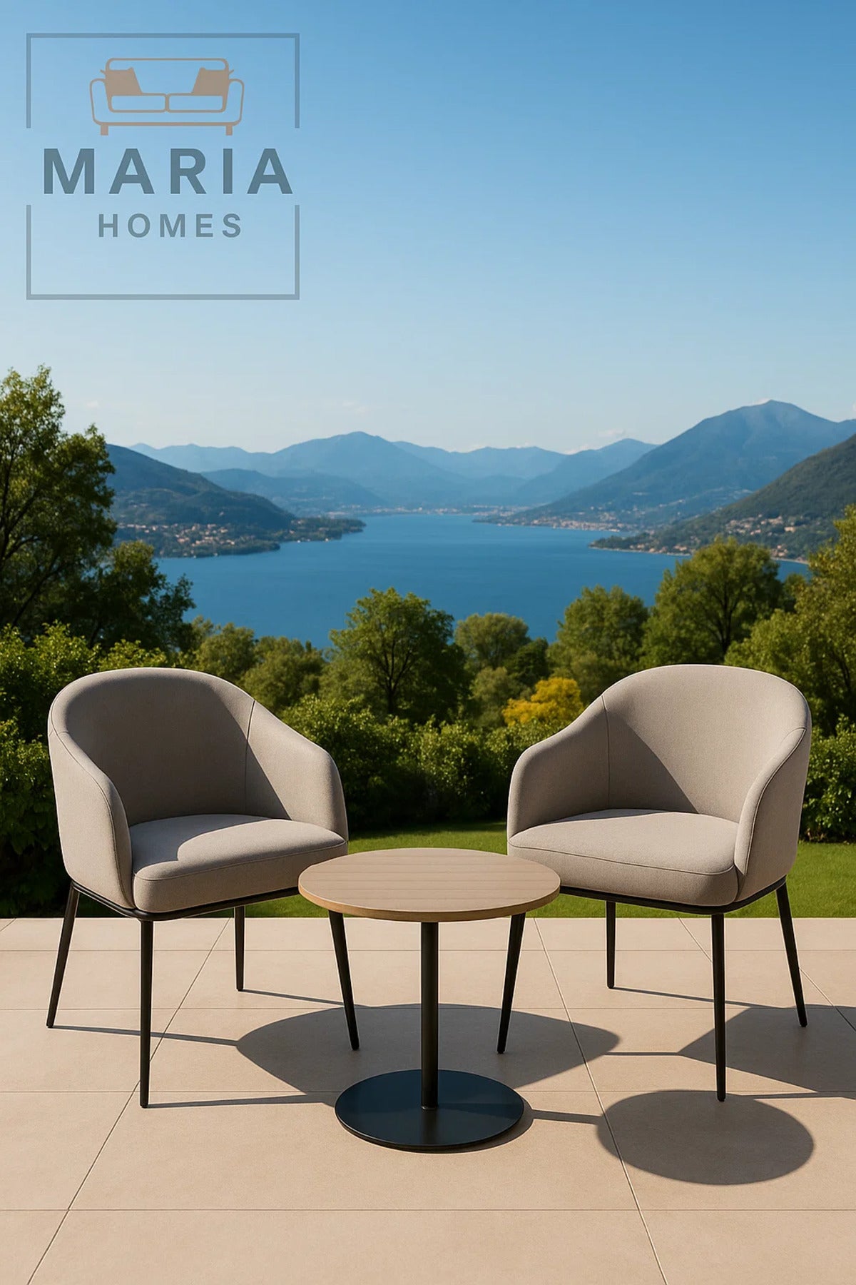Modern Lounge Chair Ð Soft Grey Upholstered Armchair with Sleek Black Metal Legs