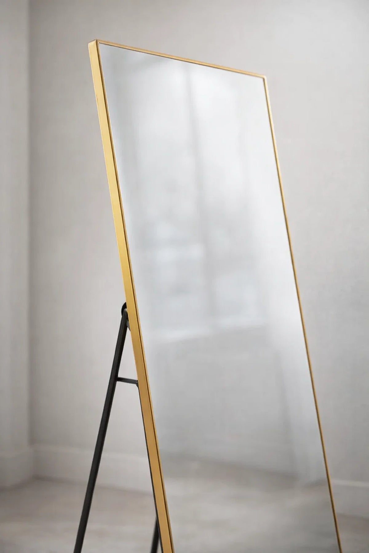 Gold Full Length Standing Mirror 70x180cm Modern Floor gold full length