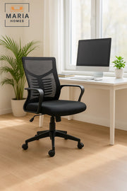 Ergonomic Black Office Chair with Mesh Back Ð Adjustable Height, Swivel & Comfortable Design