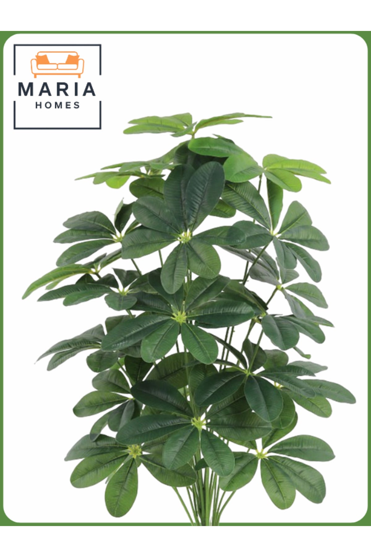 Artificial Jasmine Leaf Plant 105 cm Ð Decorative Indoor Plant Black with silver Pot