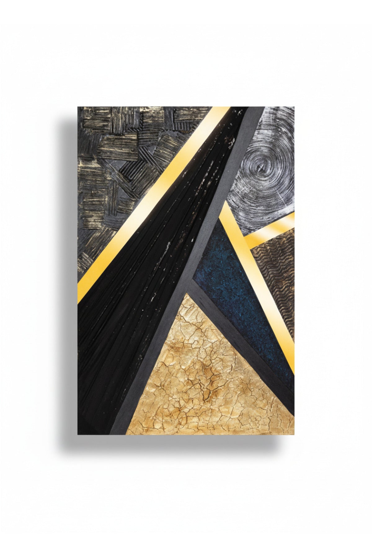 Luxury Geometric Wall Art – Modern 3D Decorative Canvas – Abstract Home Décor
