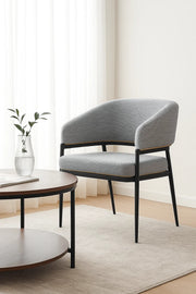 Fabric Accent Chair, Modern Armchair for Living Room, Office, Hotel Lobby & Entryway Decor