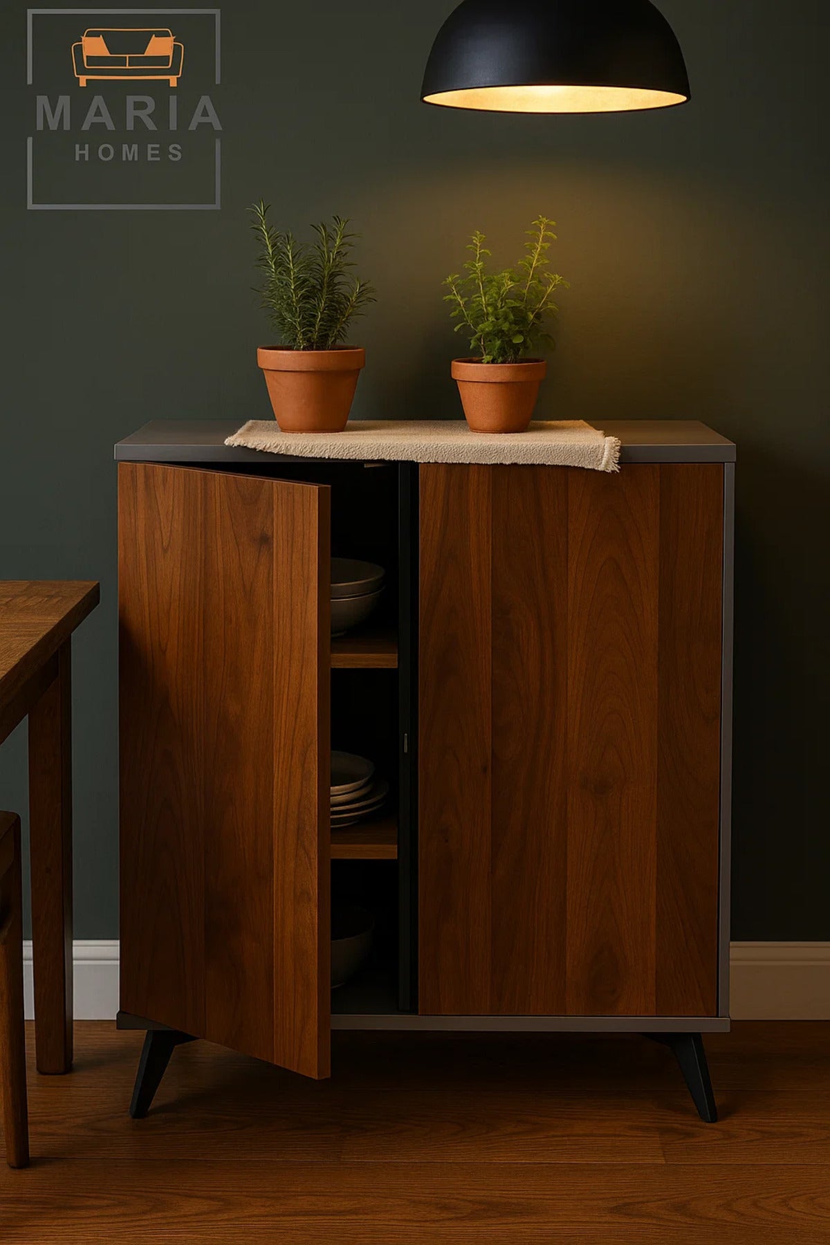 Modern Double-Door Wooden Shoe Rack Cabinet Ð Space-Saving Footwear Storage Organizer for Entryway