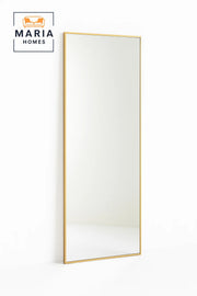 Full-Length Mirror with Gold Frame