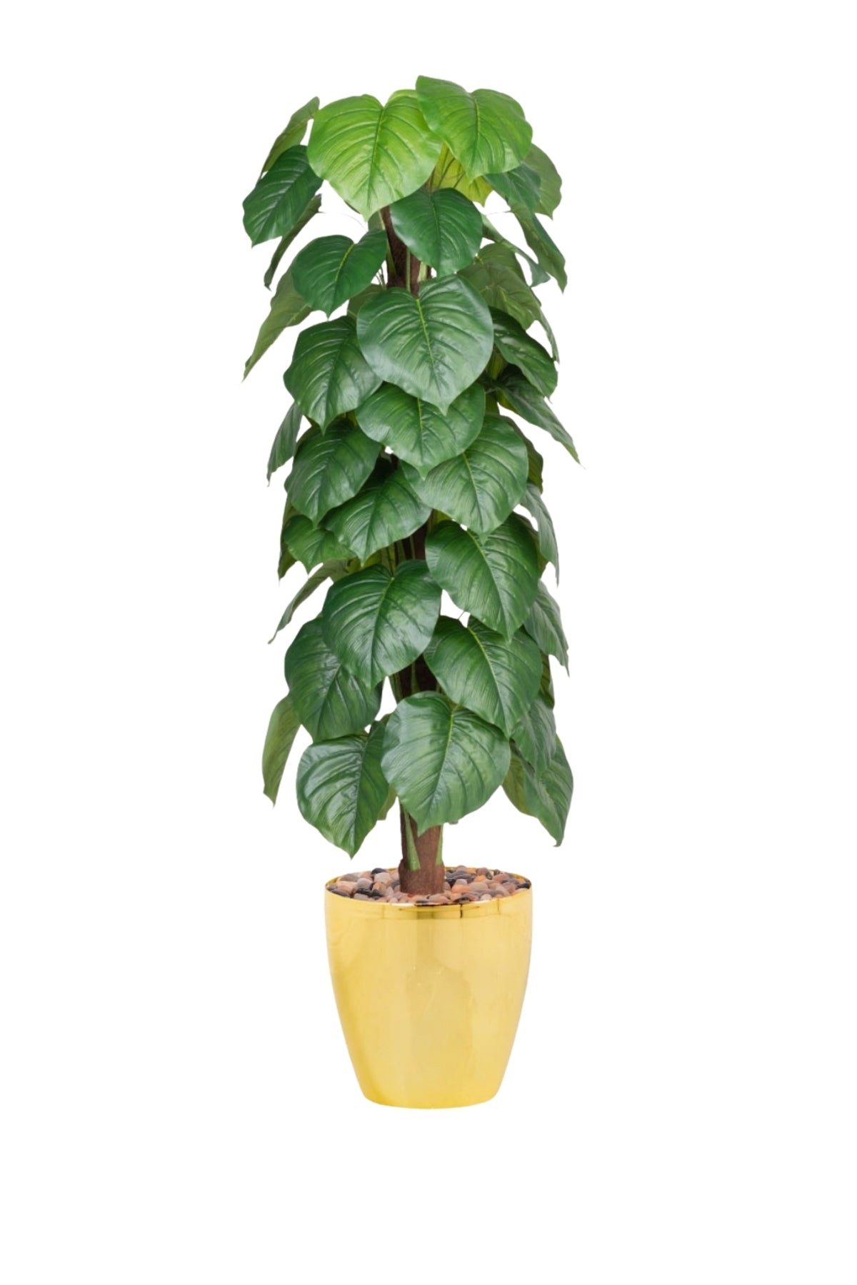 Artificial Heart Leaf Tree with with Pot – 195 cm Tall Indoor Decorative Plant