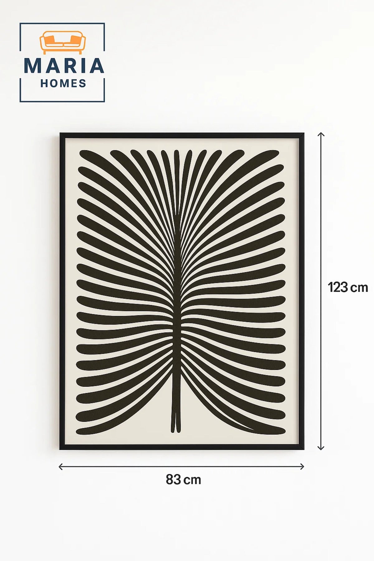Black Botanical Art Print Rug-Size 123*4.3*123 cm