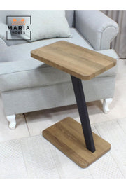Modern Z-Shaped Side Table Stylish & Functional Perfect for Home & Office 25x40x60cm