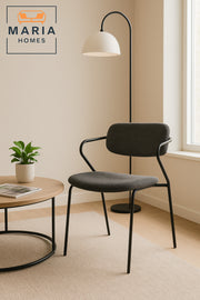 Grey Blue Dining Chair Ð Modern Minimalist Seating for Home, Office, and CafŽ