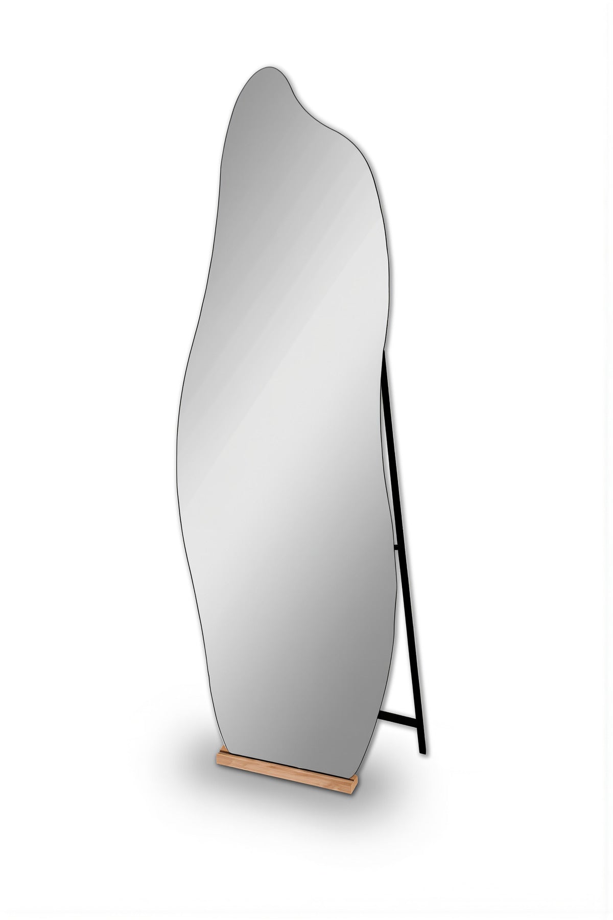 Irregular Full Length Mirror Modern Decorative Standing Floor Mirror for Bedroom Dressing