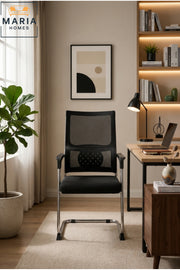 Ergonomic Mesh Office Chair with Armrests Ð Modern Visitor Chair for Office, Conference Room & Reception Area