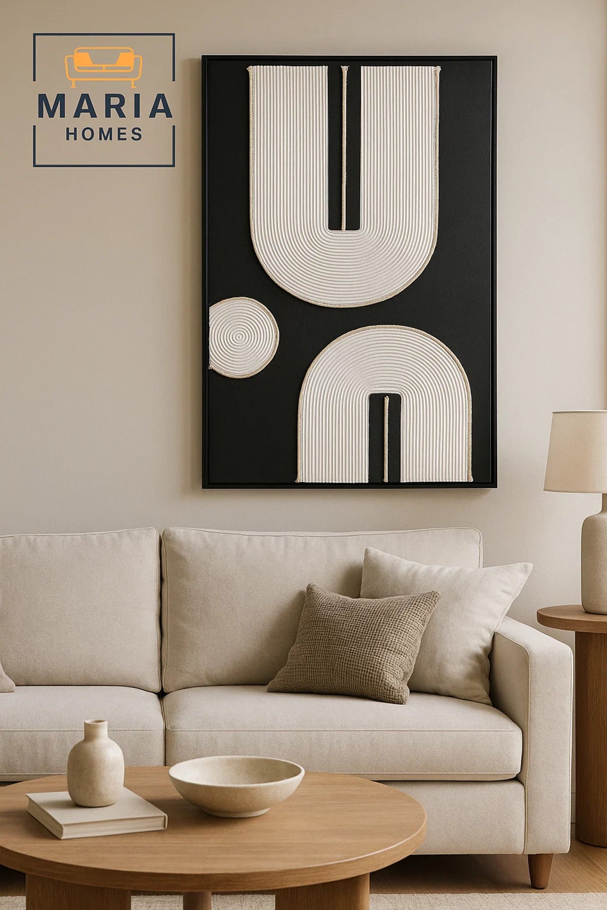 Modern Wall Art 120_80 Ð Abstract Frame & Luxury Geometric Wall Decor for Living Room