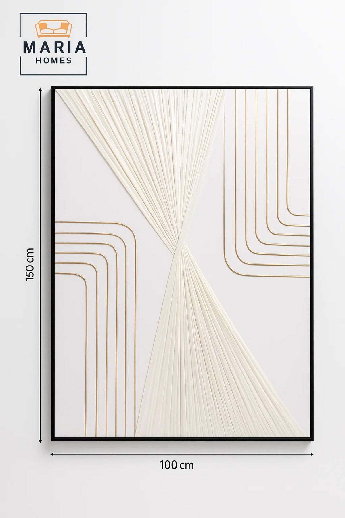 Modern Wall Art 150_100 √ê Abstract Frame & Luxury Geometric Wall Decor for Living Room